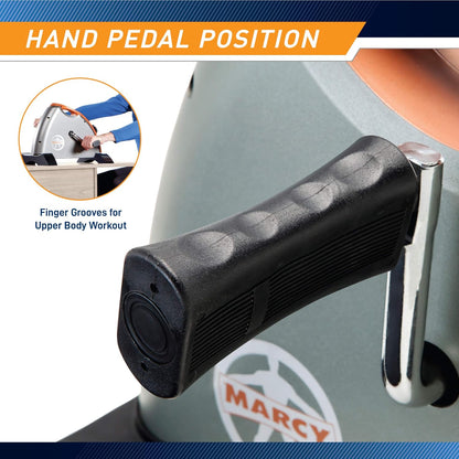 Under Desk Mini Pedal Leg and Arm Exercise Cycle with Adjustable Magnetic Resistance Leg Exercisers