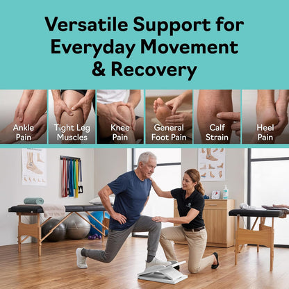 Slant Boards for Exercise, Wooden Slant Board, Calf Stretch Board with 7 Incline Angles, Velour Board, Balance Board & Calf Stretcher, Portable Incline Board for Physical Therapy, Ankle Mobility, Heel & Knees