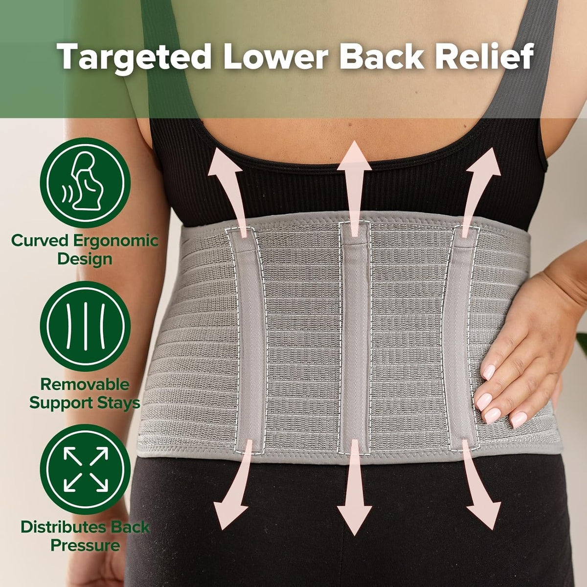 Pregnancy Belly Band, One-Piece Maternity Belt for Pregnant Women, Breathable Belly Support Band for Back & Pelvic Pain Relief, Easy to Wear for Everyday Comfort, L