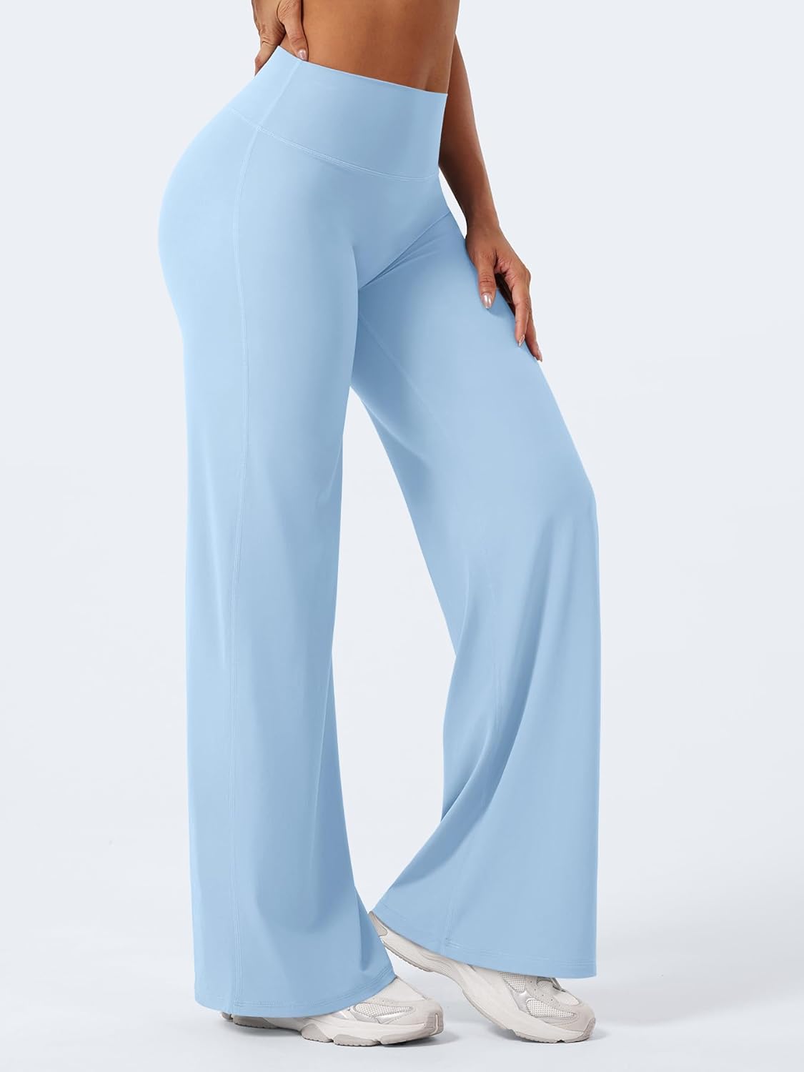 Ease Workout Leggings Womens No Front Seam Straight Leggings 29"/ 31.5"/ 33"/ 35" High Waist Buttery Eddiy Yoga Pants - Colors A