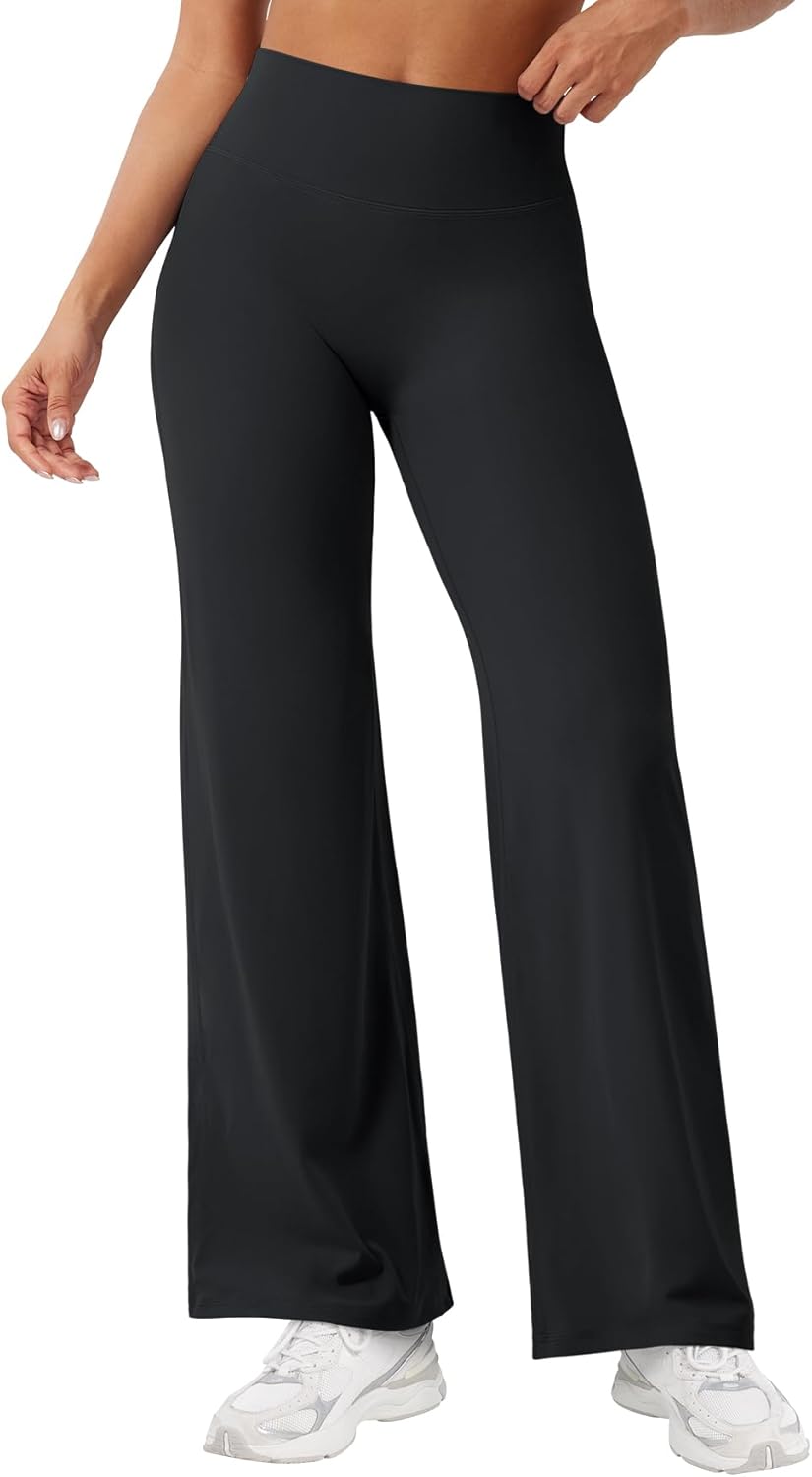 Ease Workout Leggings Womens No Front Seam Straight Leggings 29"/ 31.5"/ 33"/ 35" High Waist Buttery Eddiy Yoga Pants - Colors A
