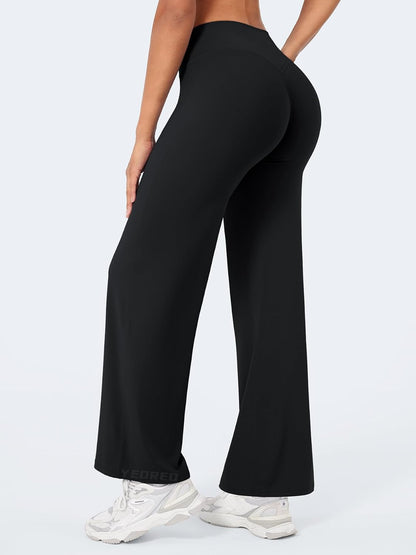 Ease Workout Leggings Womens No Front Seam Straight Leggings 29"/ 31.5"/ 33"/ 35" High Waist Buttery Eddiy Yoga Pants - Colors A