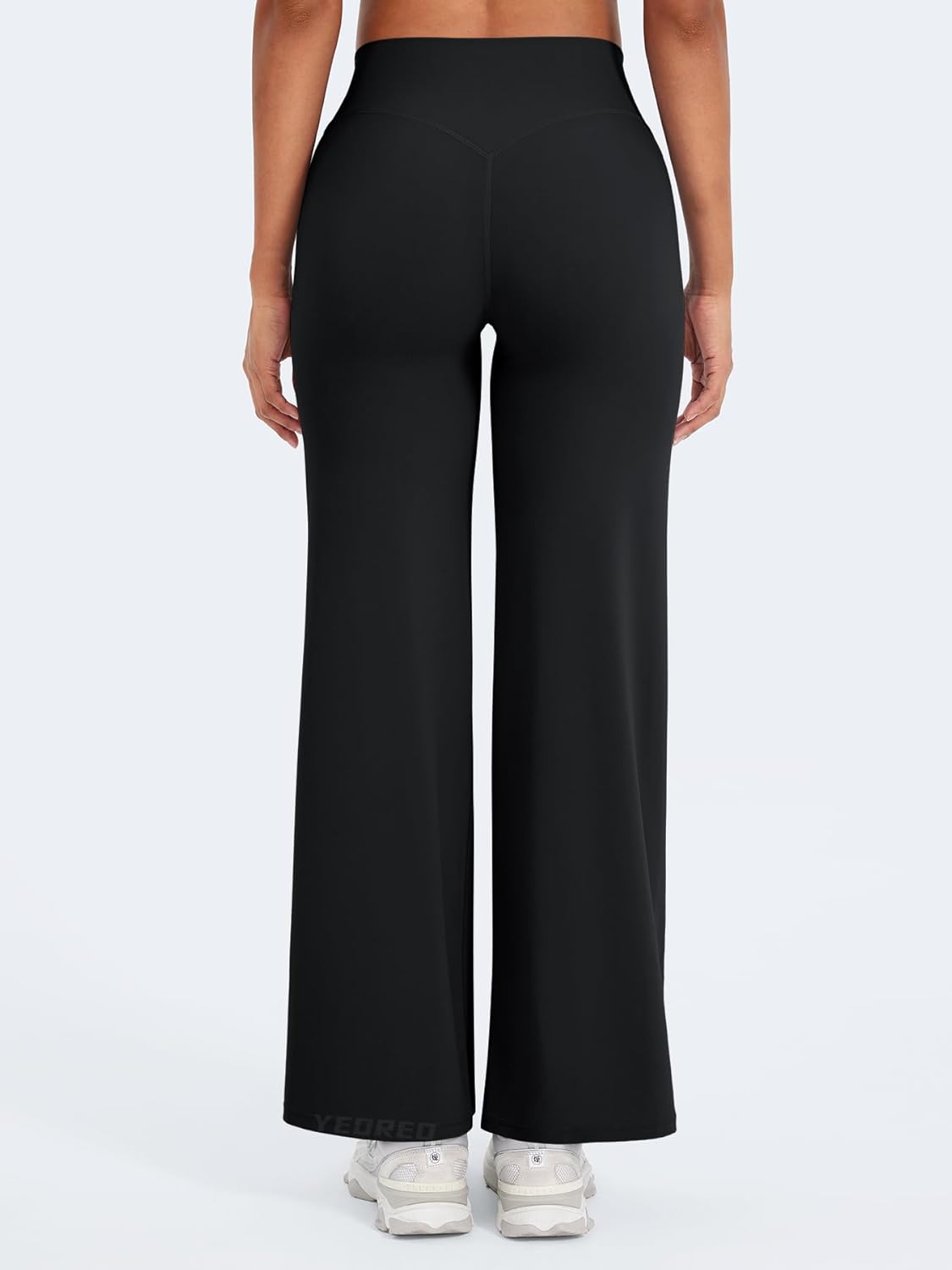 Ease Workout Leggings Womens No Front Seam Straight Leggings 29"/ 31.5"/ 33"/ 35" High Waist Buttery Eddiy Yoga Pants - Colors A