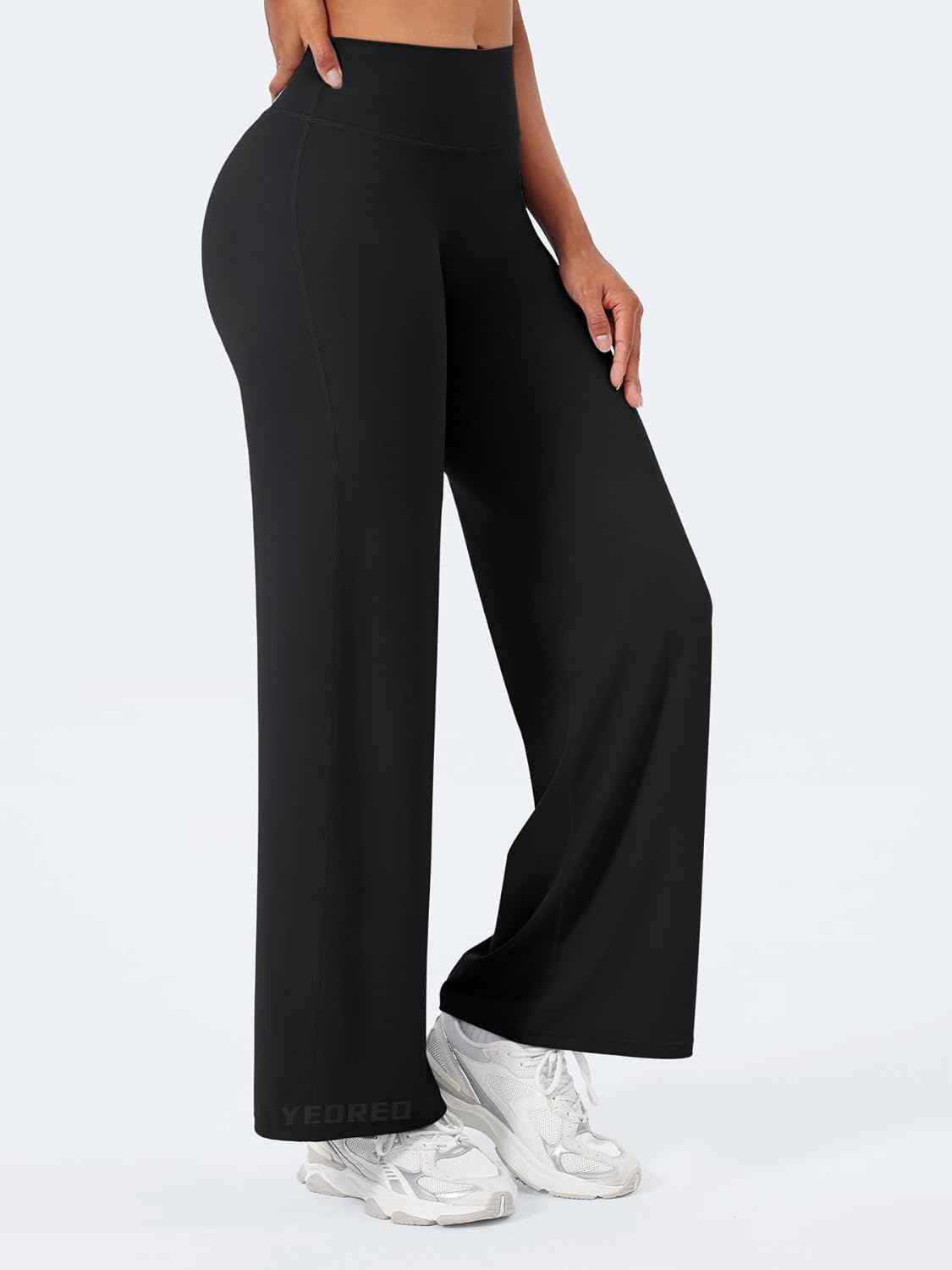 Ease Workout Leggings Womens No Front Seam Straight Leggings 29"/ 31.5"/ 33"/ 35" High Waist Buttery Eddiy Yoga Pants - Colors A