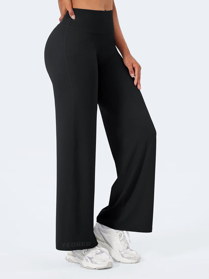 Ease Workout Leggings Womens No Front Seam Straight Leggings 29"/ 31.5"/ 33"/ 35" High Waist Buttery Eddiy Yoga Pants - Colors A
