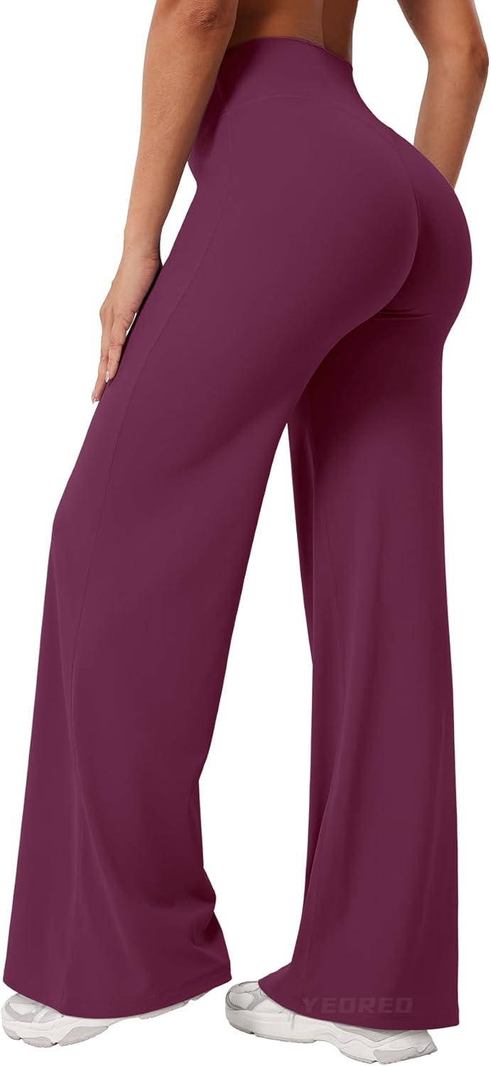 Ease Workout Leggings Womens No Front Seam Straight Leggings 29"/ 31.5"/ 33"/ 35" High Waist Buttery Eddiy Yoga Pants - Colors A
