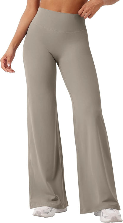 Ease Workout Leggings Womens No Front Seam Straight Leggings 29"/ 31.5"/ 33"/ 35" High Waist Buttery Eddiy Yoga Pants - Colors A