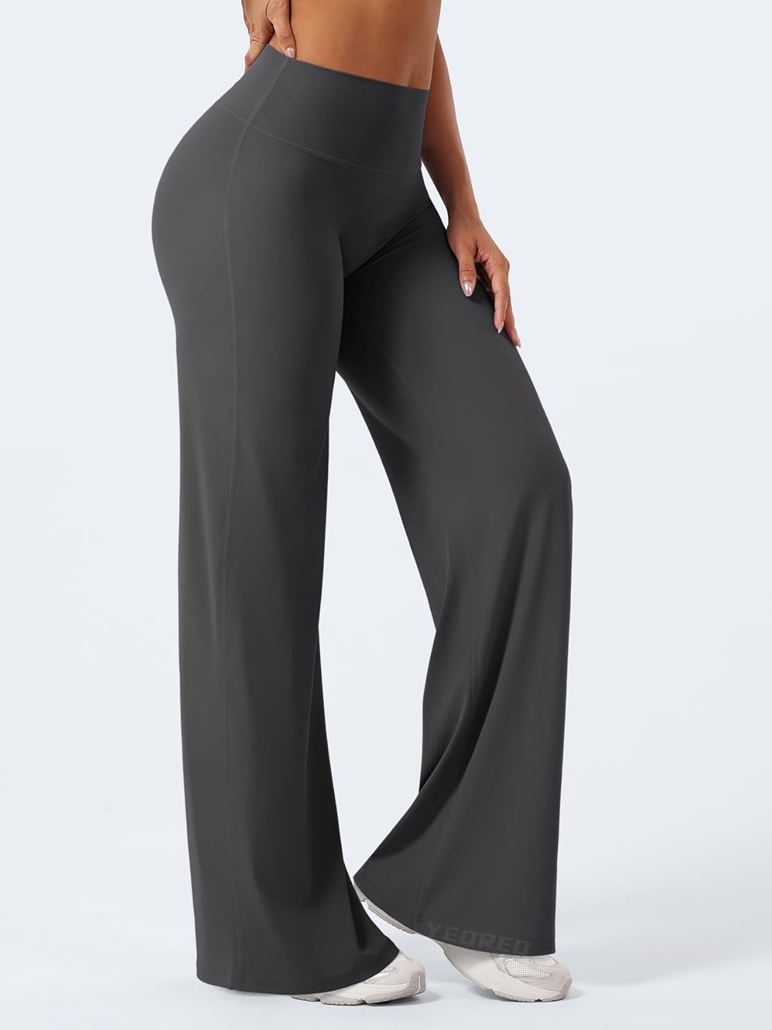 Ease Workout Leggings Womens No Front Seam Straight Leggings 29"/ 31.5"/ 33"/ 35" High Waist Buttery Eddiy Yoga Pants - Colors A