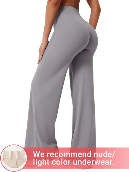 Ease Workout Leggings Womens No Front Seam Straight Leggings 29"/ 31.5"/ 33"/ 35" High Waist Buttery Eddiy Yoga Pants - Colors A