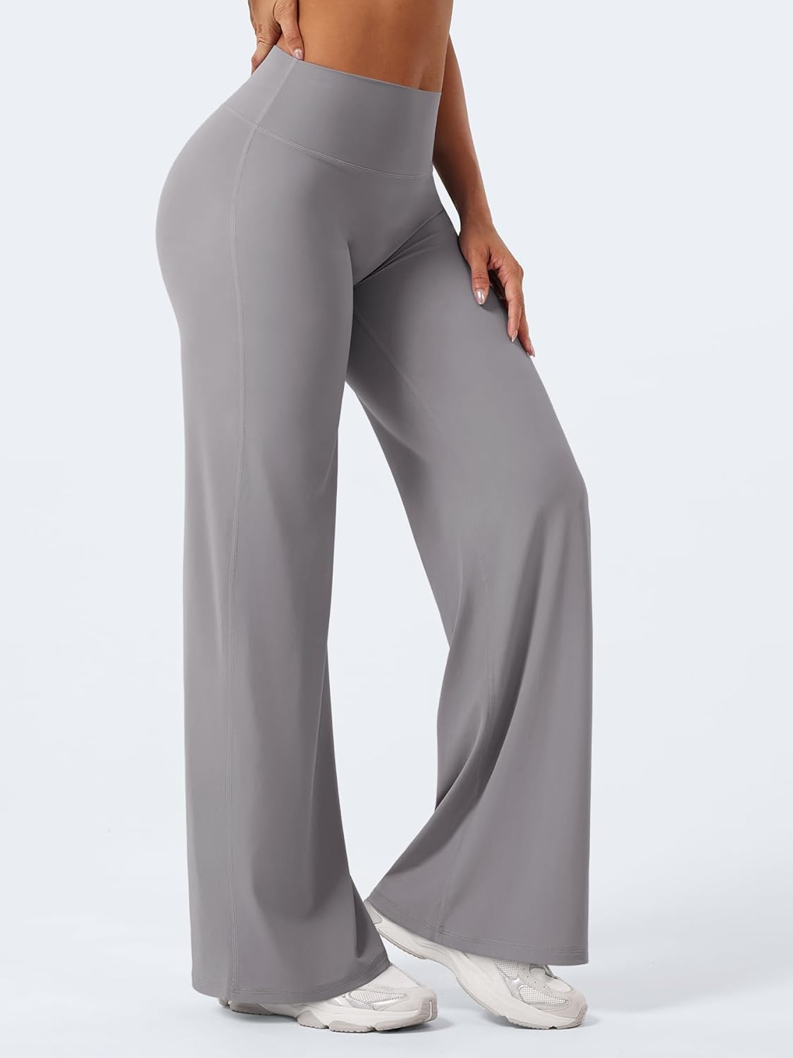Ease Workout Leggings Womens No Front Seam Straight Leggings 29"/ 31.5"/ 33"/ 35" High Waist Buttery Eddiy Yoga Pants - Colors A