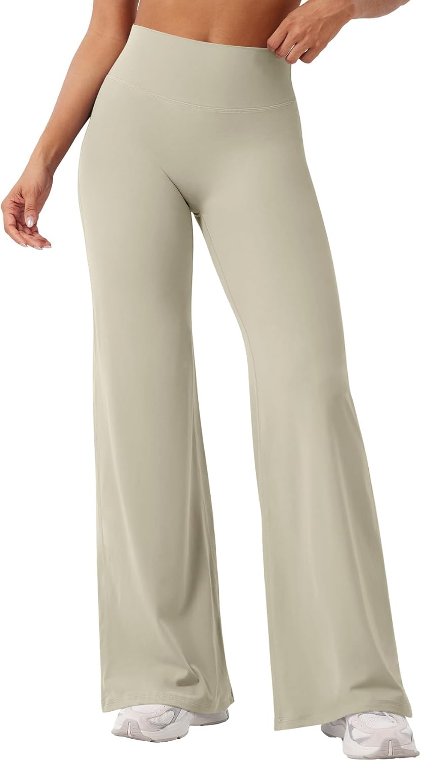 Ease Workout Leggings Womens No Front Seam Straight Leggings 29"/ 31.5"/ 33"/ 35" High Waist Buttery Eddiy Yoga Pants - Colors A