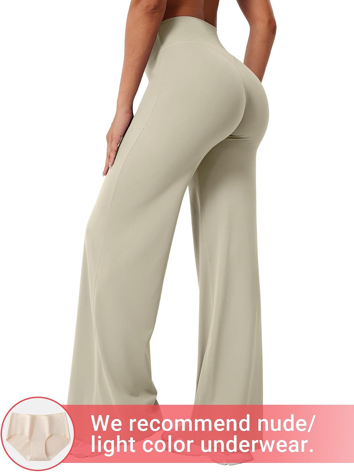 Ease Workout Leggings Womens No Front Seam Straight Leggings 29"/ 31.5"/ 33"/ 35" High Waist Buttery Eddiy Yoga Pants - Colors A