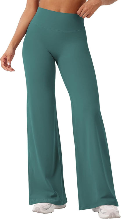 Ease Workout Leggings Womens No Front Seam Straight Leggings 29"/ 31.5"/ 33"/ 35" High Waist Buttery Eddiy Yoga Pants - Colors A