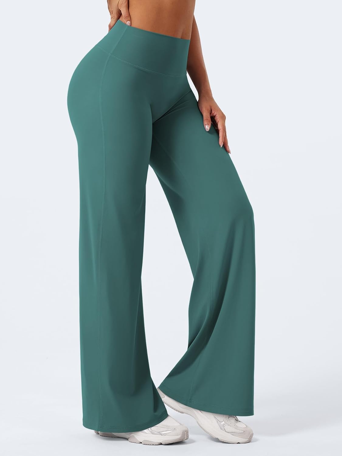Ease Workout Leggings Womens No Front Seam Straight Leggings 29"/ 31.5"/ 33"/ 35" High Waist Buttery Eddiy Yoga Pants - Colors A