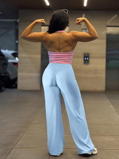 Ease Workout Leggings Womens No Front Seam Straight Leggings 29"/ 31.5"/ 33"/ 35" High Waist Buttery Eddiy Yoga Pants - Colors A