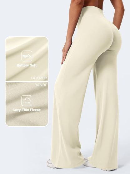 Ease Workout Leggings Womens No Front Seam Straight Leggings 29"/ 31.5"/ 33"/ 35" High Waist Buttery Eddiy Yoga Pants - Colors A