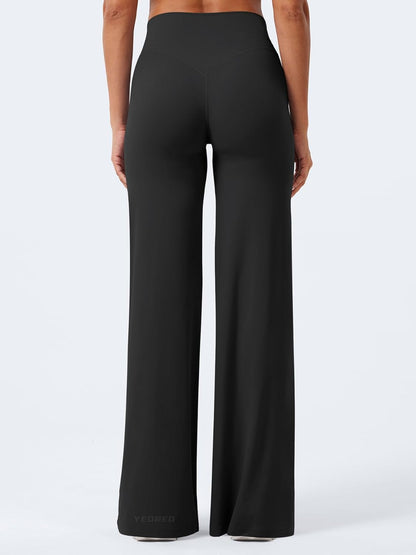 Ease Workout Leggings Womens No Front Seam Straight Leggings 29"/ 31.5"/ 33"/ 35" High Waist Buttery Eddiy Yoga Pants - Colors A