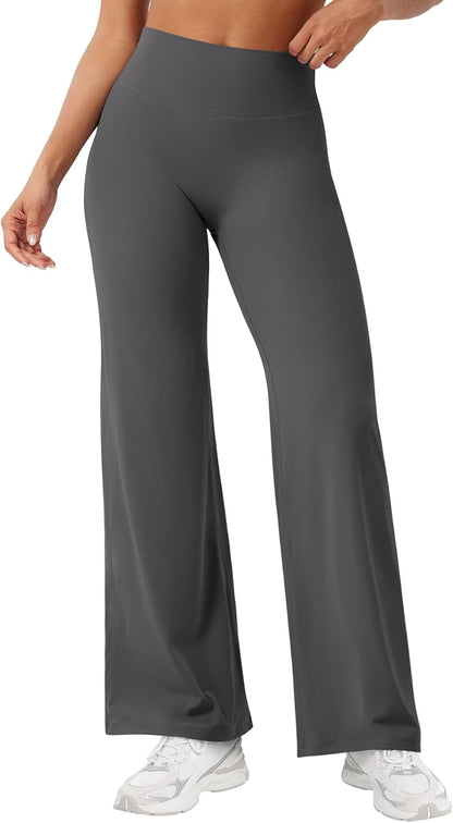 Ease Workout Leggings Womens No Front Seam Straight Leggings 29"/ 31.5"/ 33"/ 35" High Waist Buttery Eddiy Yoga Pants - Colors A