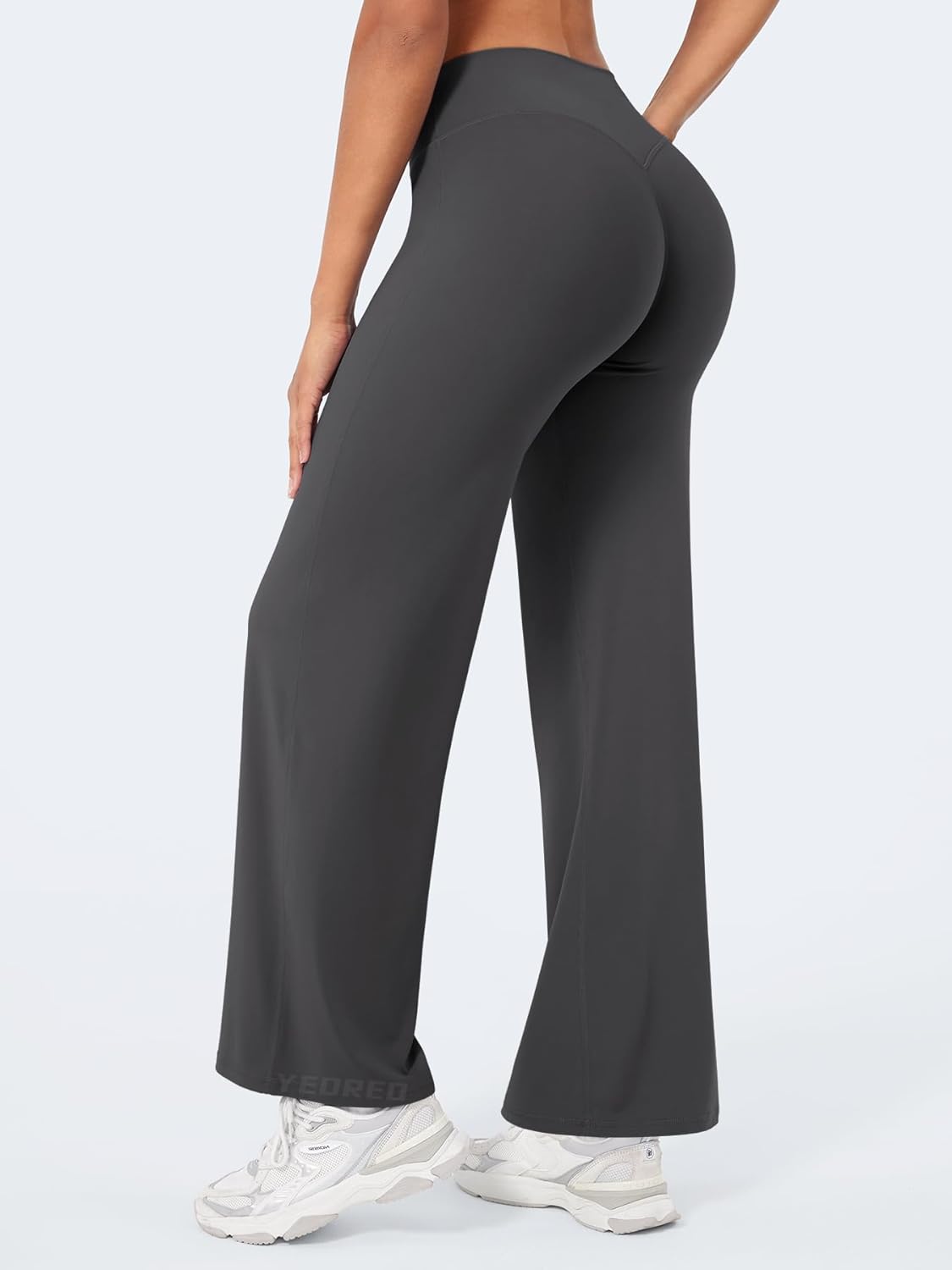 Ease Workout Leggings Womens No Front Seam Straight Leggings 29"/ 31.5"/ 33"/ 35" High Waist Buttery Eddiy Yoga Pants - Colors A