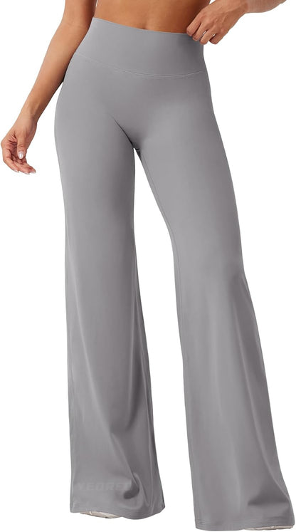 Ease Workout Leggings Womens No Front Seam Straight Leggings 29"/ 31.5"/ 33"/ 35" High Waist Buttery Eddiy Yoga Pants - Colors A