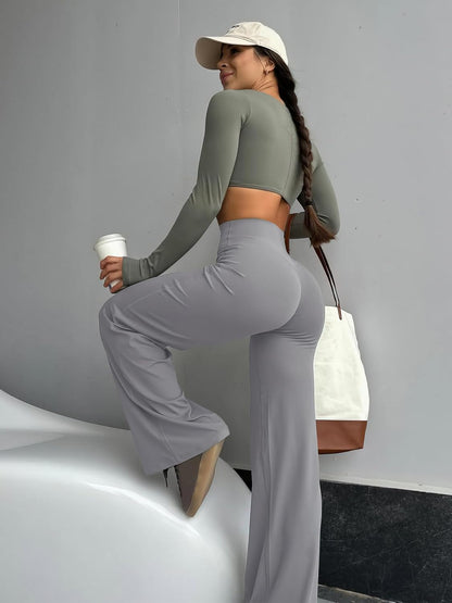 Ease Workout Leggings Womens No Front Seam Straight Leggings 29"/ 31.5"/ 33"/ 35" High Waist Buttery Eddiy Yoga Pants - Colors A