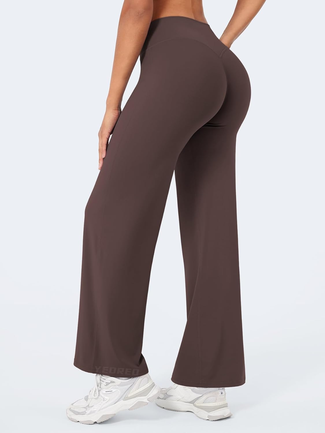 Ease Workout Leggings Womens No Front Seam Straight Leggings 29"/ 31.5"/ 33"/ 35" High Waist Buttery Eddiy Yoga Pants - Colors A