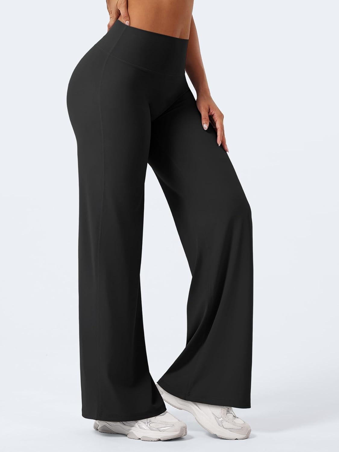 Ease Workout Leggings Womens No Front Seam Straight Leggings 29"/ 31.5"/ 33"/ 35" High Waist Buttery Eddiy Yoga Pants - Colors A