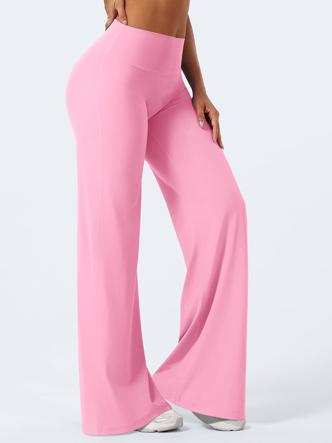 Ease Workout Leggings Womens No Front Seam Straight Leggings 29"/ 31.5"/ 33"/ 35" High Waist Buttery Eddiy Yoga Pants - Colors A