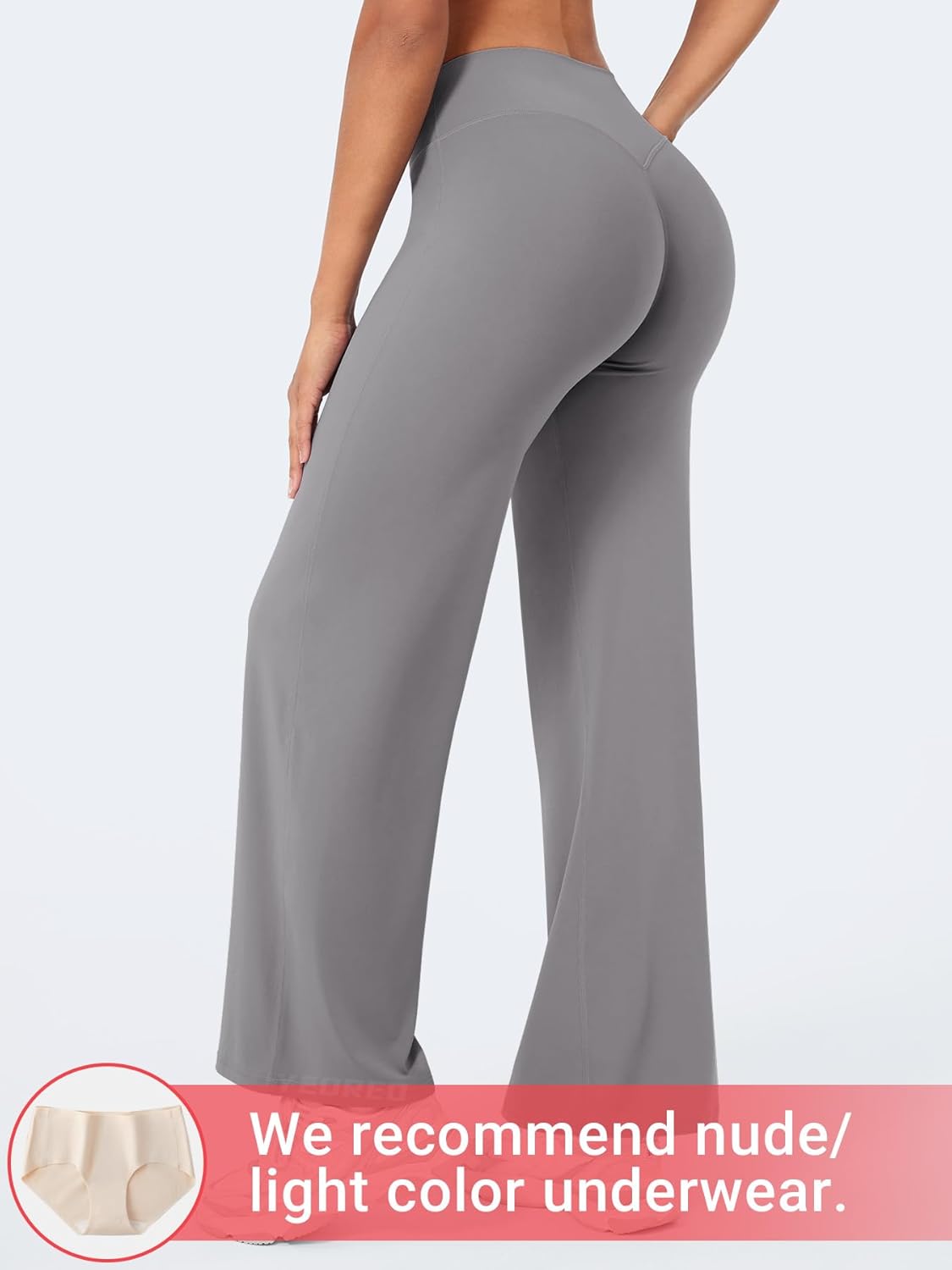 Ease Workout Leggings Womens No Front Seam Straight Leggings 29"/ 31.5"/ 33"/ 35" High Waist Buttery Eddiy Yoga Pants - Colors A