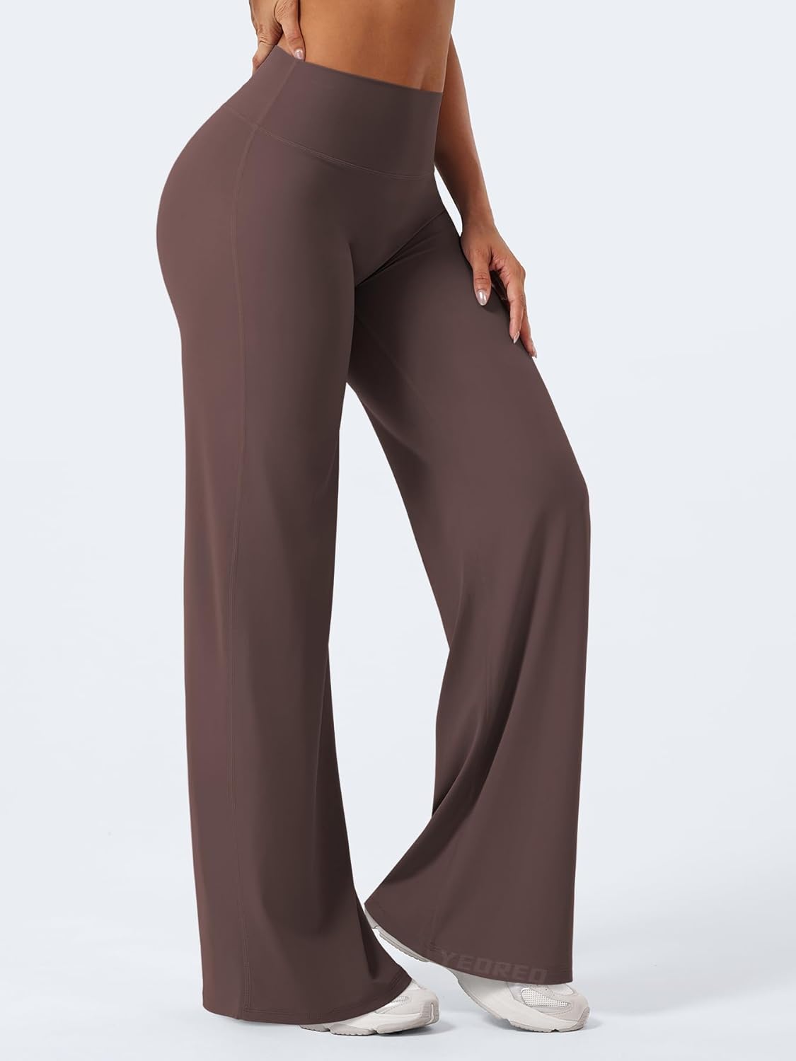Ease Workout Leggings Womens No Front Seam Straight Leggings 29"/ 31.5"/ 33"/ 35" High Waist Buttery Eddiy Yoga Pants - Colors A
