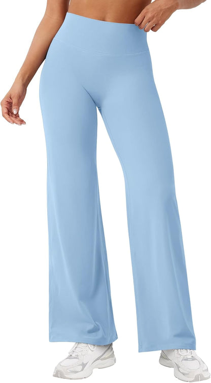 Ease Workout Leggings Womens No Front Seam Straight Leggings 29"/ 31.5"/ 33"/ 35" High Waist Buttery Eddiy Yoga Pants - Colors A