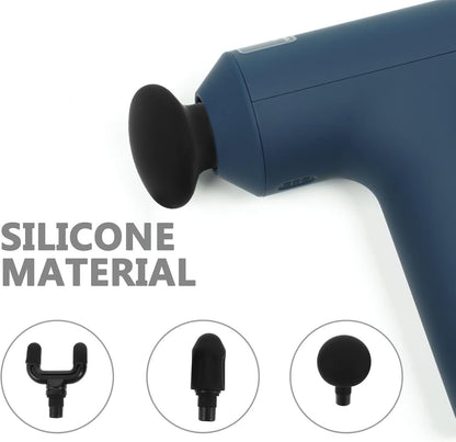 4Pcs Deep Tissue Massager Gun Head: 12-13mm Massager Tip Attachment Head Replacement, Ideal for Athletes, Muscle Relaxation and Gym Sessions, Compact Design