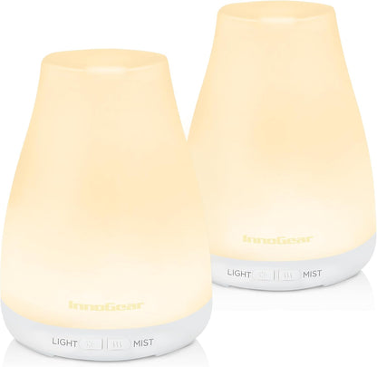 Essential Oil Diffuser Ultrasonic Diffusers for Home, Basic White