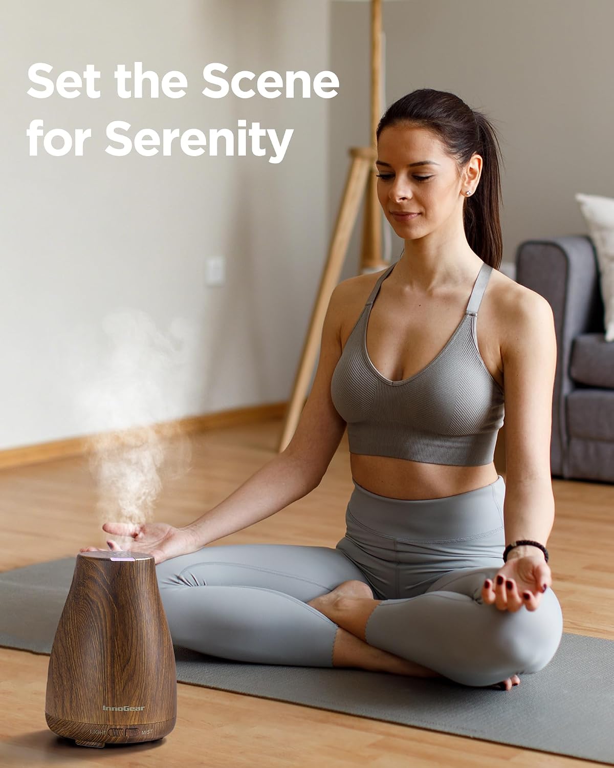 Essential Oil Diffuser Ultrasonic Diffusers for Home, Basic White