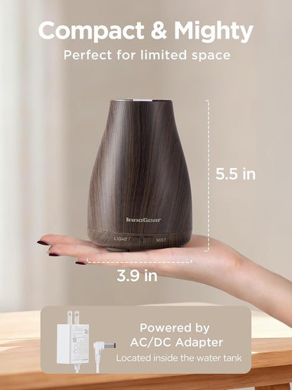 Essential Oil Diffuser Ultrasonic Diffusers for Home, Basic White