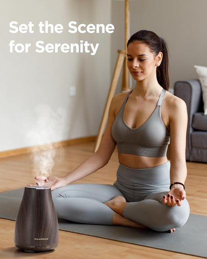 Essential Oil Diffuser Ultrasonic Diffusers for Home, Basic White