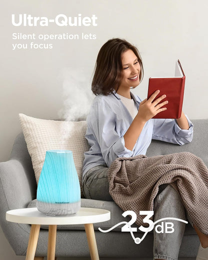 Essential Oil Diffuser Ultrasonic Diffusers for Home, Basic White