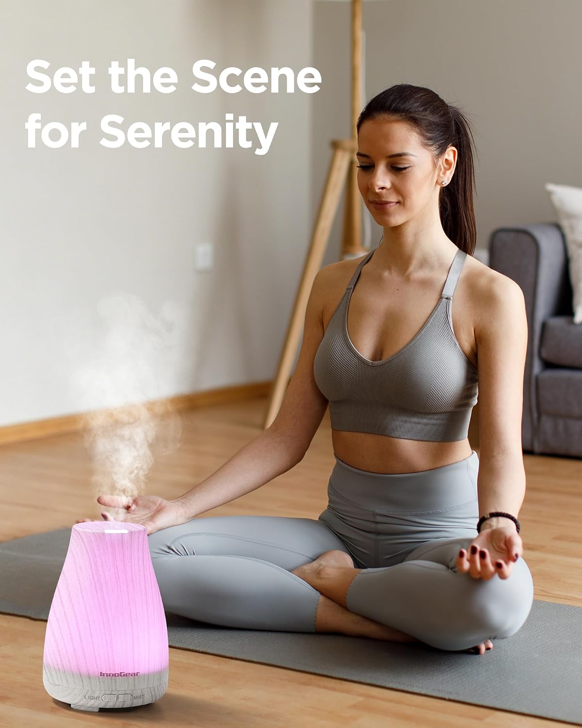 Essential Oil Diffuser Ultrasonic Diffusers for Home, Basic White