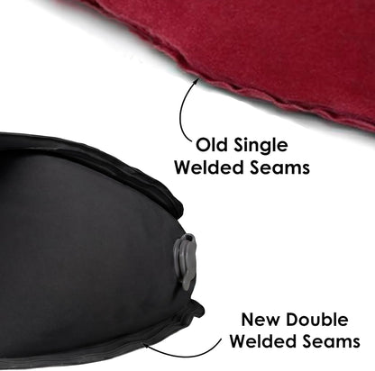 Air Meditator Inflatable Meditation Cushion and Travel Pillow – Meditate on Air in Total Comfort with Adjustable Three-Chamber Design for Enhanced Posture and Portability