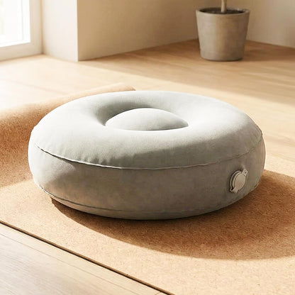Air Meditator Inflatable Meditation Cushion and Travel Pillow – Meditate on Air in Total Comfort with Adjustable Three-Chamber Design for Enhanced Posture and Portability