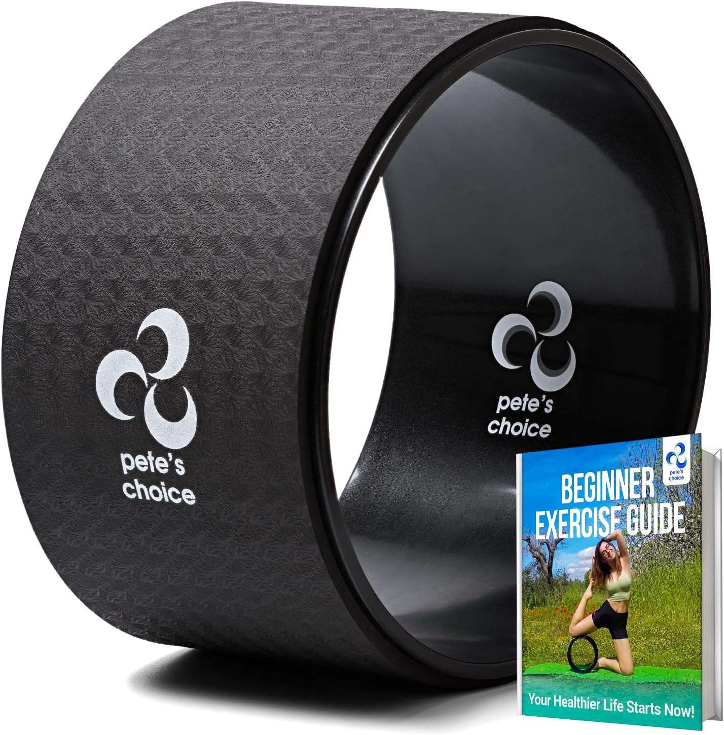 Yoga Wheel Set - Extra Wide Jumbo Wheel & Mini Massage Wheel