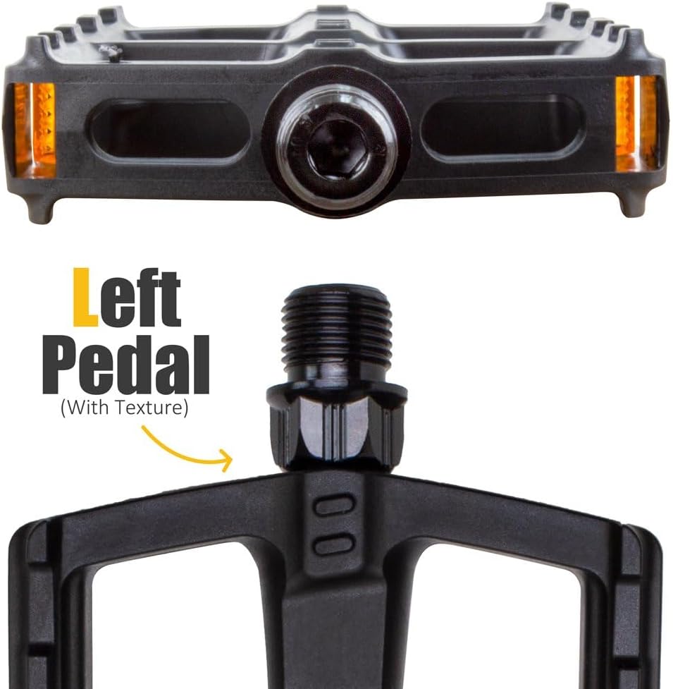 Bike Pedal - Universal Fit Bicycle Pedals 9/16" Compatible, Non-Slip & Durable Lightweight, Fits Most Adult Bikes & MTB Bicycles