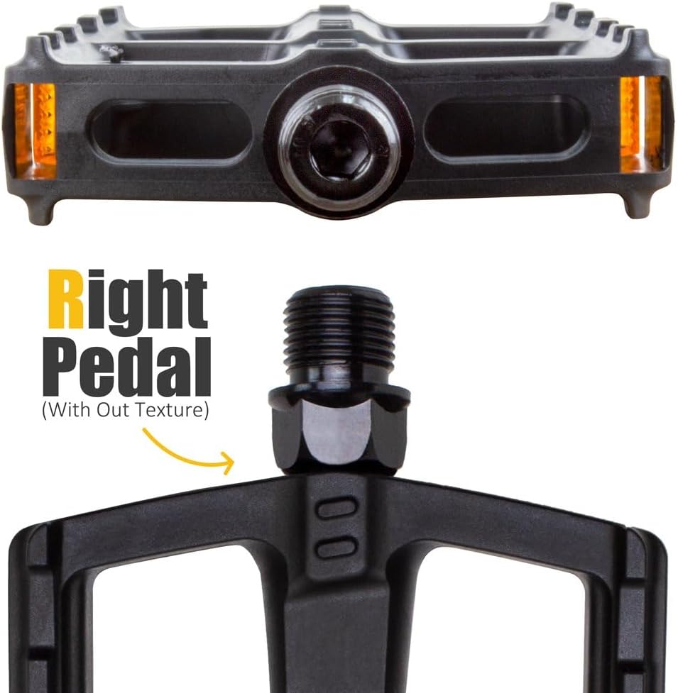 Bike Pedal - Universal Fit Bicycle Pedals 9/16" Compatible, Non-Slip & Durable Lightweight, Fits Most Adult Bikes & MTB Bicycles