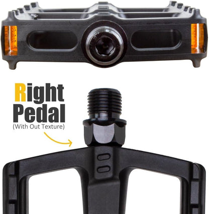 Bike Pedal - Universal Fit Bicycle Pedals 9/16" Compatible, Non-Slip & Durable Lightweight, Fits Most Adult Bikes & MTB Bicycles