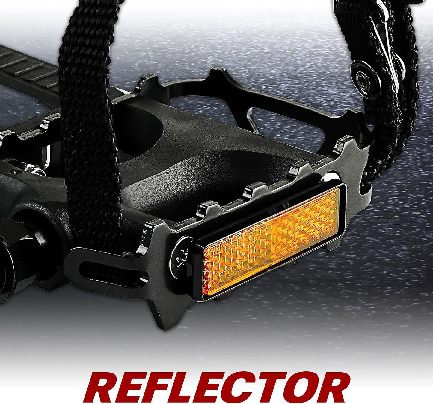 Bike Pedal - Universal Fit Bicycle Pedals 9/16" Compatible, Non-Slip & Durable Lightweight, Fits Most Adult Bikes & MTB Bicycles