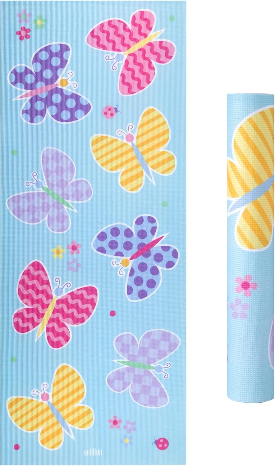 Kids Yoga Mat – Extra Thick Non-Slip Exercise Mat for Boys & Girls, Lightweight and Water Resistant, Ideal for Home Yoga, Gym Class & Stretching, Easy to Clean, Ages 3–7