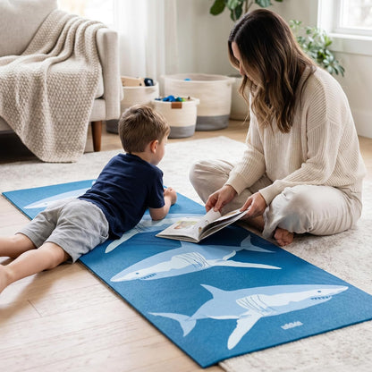 Kids Yoga Mat – Extra Thick Non-Slip Exercise Mat for Boys & Girls, Lightweight and Water Resistant, Ideal for Home Yoga, Gym Class & Stretching, Easy to Clean, Ages 3–7