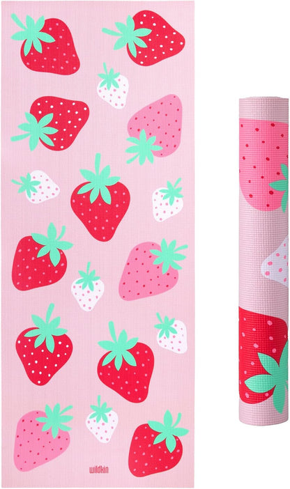 Kids Yoga Mat – Extra Thick Non-Slip Exercise Mat for Boys & Girls, Lightweight and Water Resistant, Ideal for Home Yoga, Gym Class & Stretching, Easy to Clean, Ages 3–7