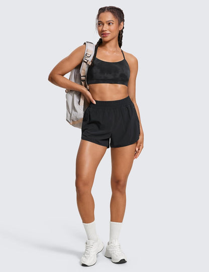 Butterluxe Y Back Sports Bras | Light Support, Removable Pads, Yoga, Extremely Soft, Scoop Neck, Spaghetti Strap, for Women