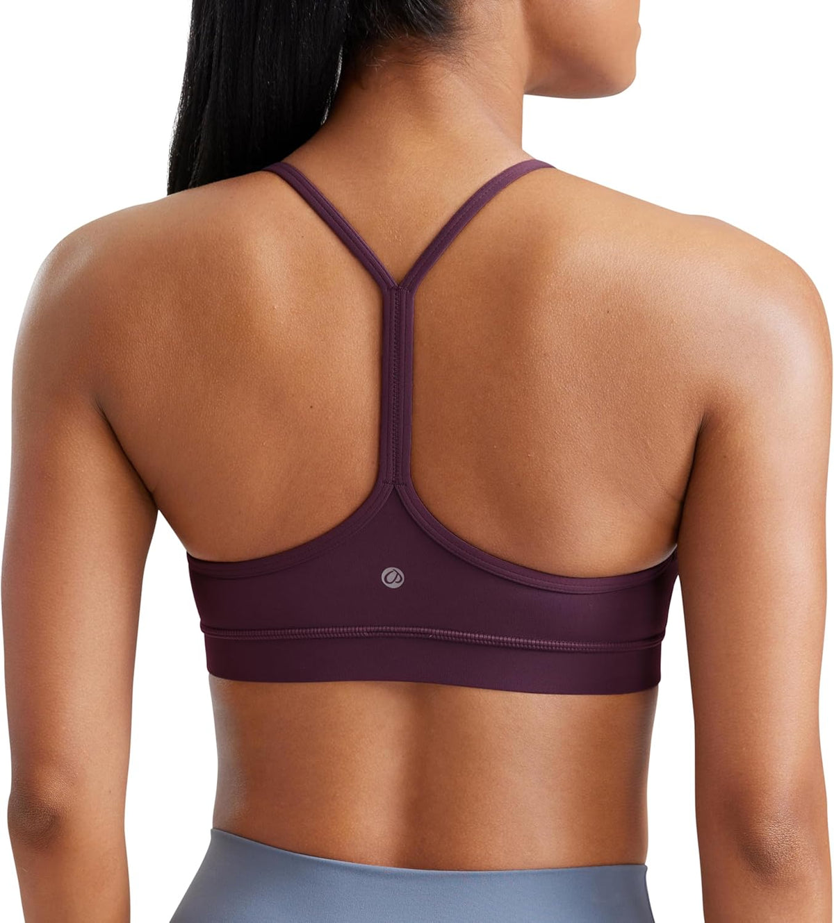 Butterluxe Y Back Sports Bras | Light Support, Removable Pads, Yoga, Extremely Soft, Scoop Neck, Spaghetti Strap, for Women